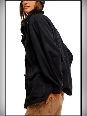 We The Free Arya Cotton Twill Utility Jacket Cotton Canvas Chore , size M